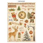 STAMPERIA SILENT NIGHT JUNK JOURNAL - SBJK27 - Изображение 3