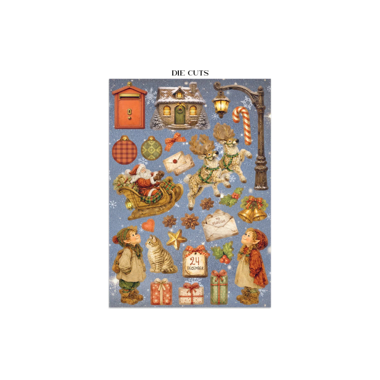 STAMPERIA SILENT NIGHT JUNK JOURNAL - SBJK27 - Изображение 4