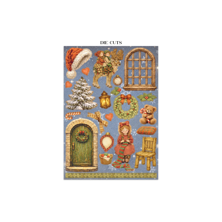 STAMPERIA SILENT NIGHT JUNK JOURNAL - SBJK27 - Изображение 5