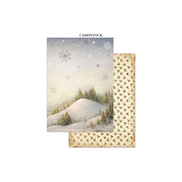 STAMPERIA SILENT NIGHT JUNK JOURNAL - SBJK27 - Изображение 6