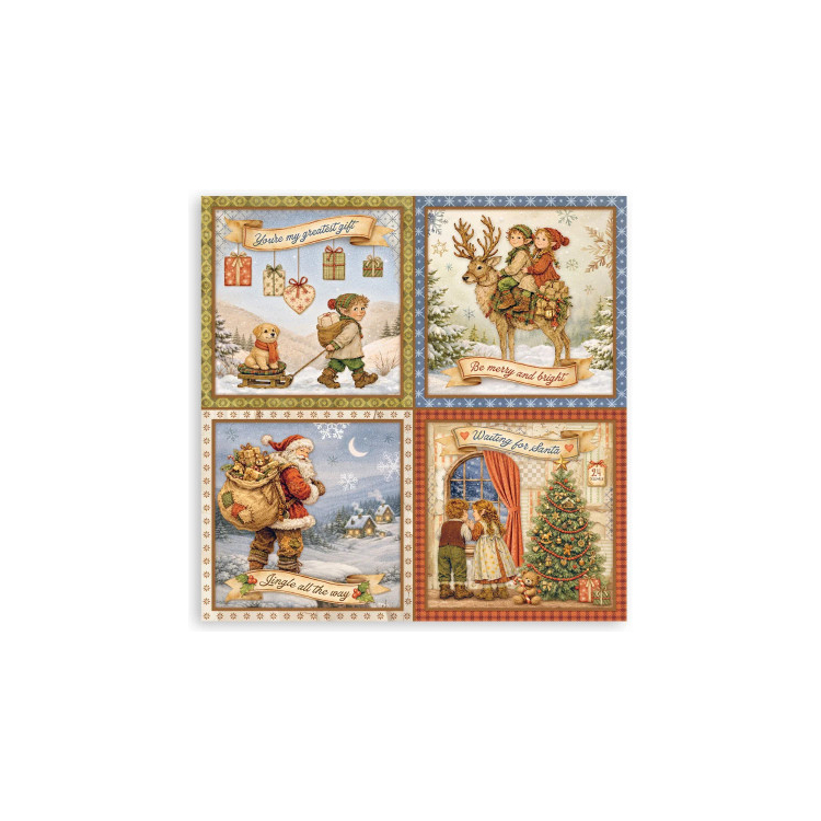 STAMPERIA SILENT NIGHT БЛОКЧЕ ХАРТИЯ 20,3/20,3 СМ - SBBSXB28 - Изображение 25