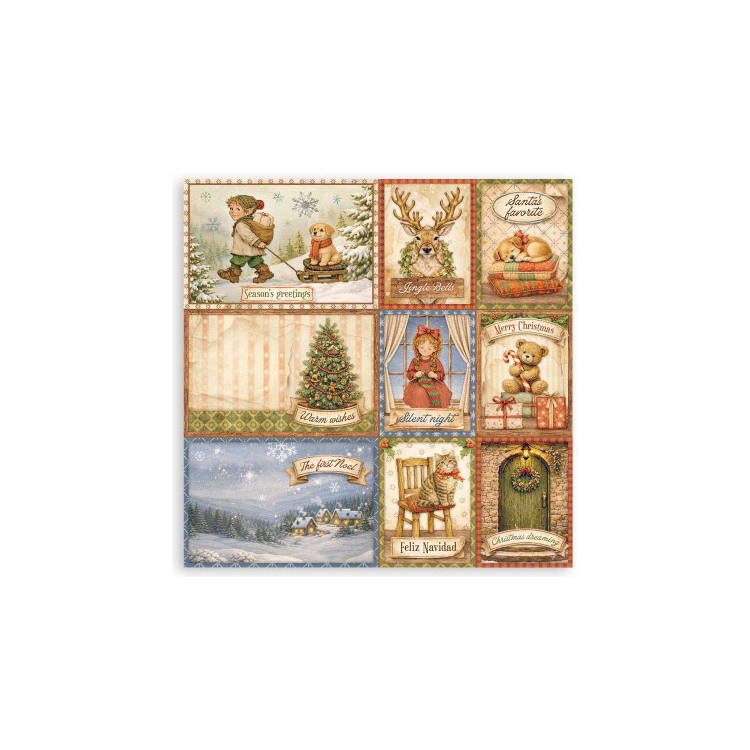 STAMPERIA SILENT NIGHT БЛОКЧЕ ХАРТИЯ 20,3/20,3 СМ - SBBSXB28 - Изображение 19