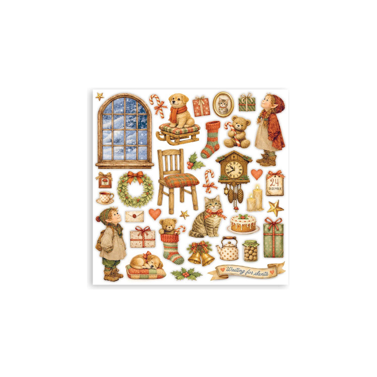 STAMPERIA SILENT NIGHT БЛОКЧЕ ХАРТИЯ 20,3/20,3 СМ - SBBSXB28 - Изображение 17