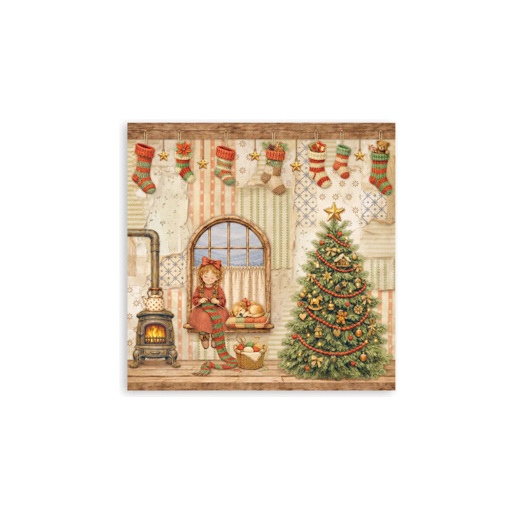 STAMPERIA SILENT NIGHT БЛОКЧЕ ХАРТИЯ 20,3/20,3 СМ - SBBSXB28 - Изображение 10