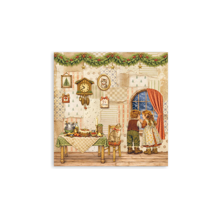 STAMPERIA SILENT NIGHT БЛОКЧЕ ХАРТИЯ 20,3/20,3 СМ - SBBSXB28 - Изображение 8