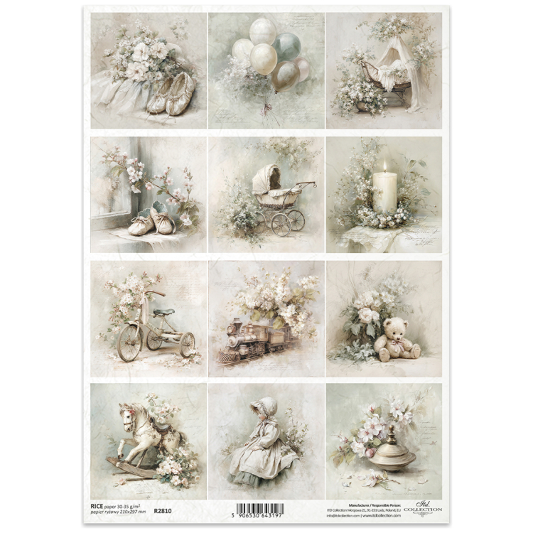 ITD COLLECTION ДЕКУПАЖНА ОРИЗОВА ХАРТИЯ А4 - R2810 - Изображение 1